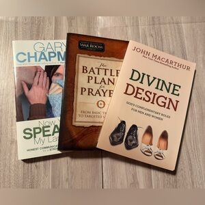 Lot of 3 Inspirational Christian Books – Spiritual Growth & Faith Bundle